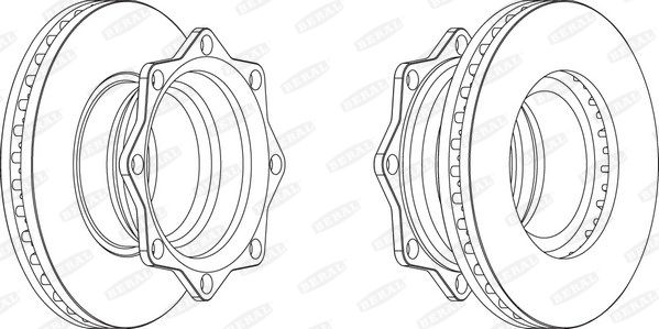 Тормозной диск Beral BCR202A