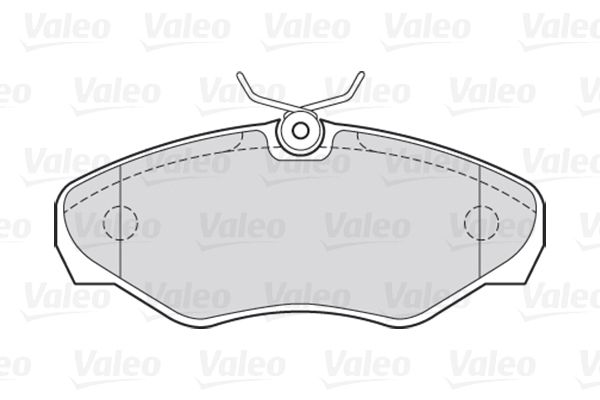 

Комплект тормозных колодок Valeo 301545