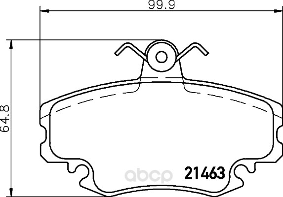 

Комплект тормозных колодок Hella 8DB355012671