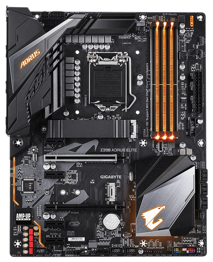 

Материнская плата GIGABYTE Z390 AORUS ELITE, Z390 AORUS Elite