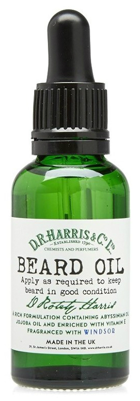 фото Масло для бороды d. r. harris beard oil 30 мл d.r. harris