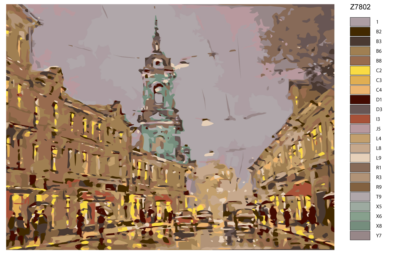 

Картина по номерам, 30 x 40, Z-Z7802, Z-Z7802