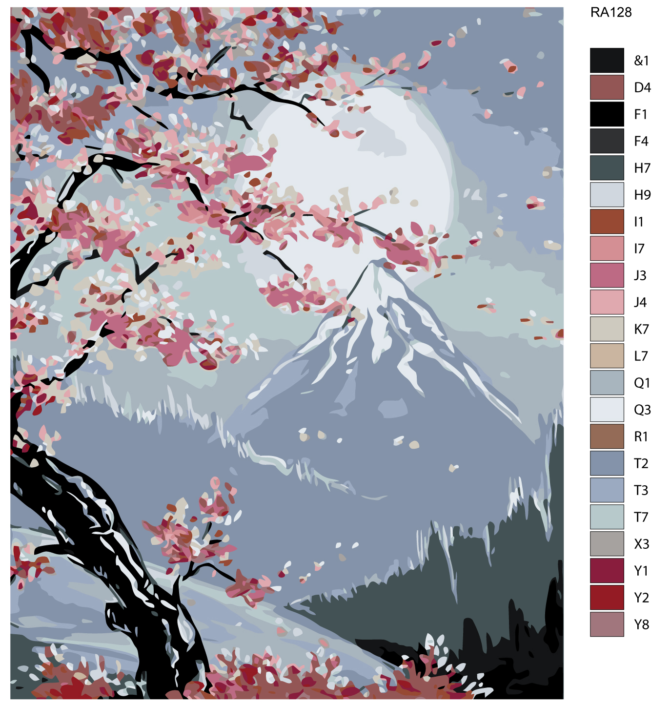 

Картина по номерам, 40 x 50, RA128, RA128