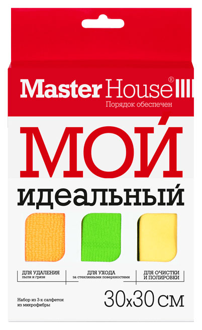 

Салфетка для уборки MasterHouse 60167 Желтый, зеленый, оранжевый