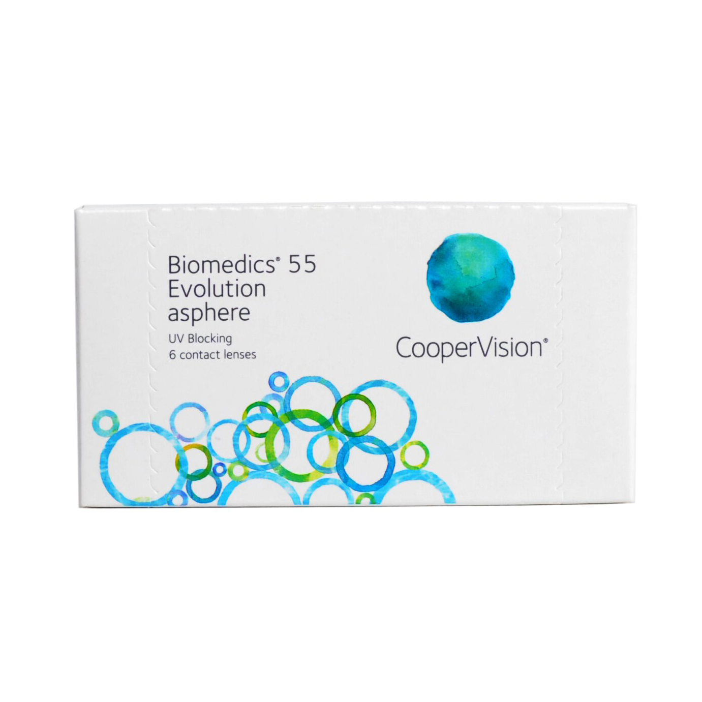 Контактные линзы Biomedics 55 Evolution asphere 6 линз R 8, 9 -0, 50  - купить со скидкой