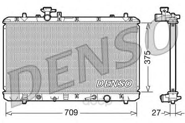 

Радиатор 709x375 Denso DRM47025