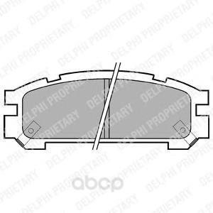 

Тормозные колодки DELPHI задние LP814