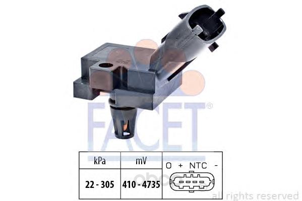

Датчик давления воздуха Ford S-Max, Volvo C30, C70 II Cabrio, S60 Facet 103186