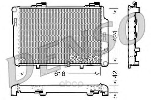 

Радиатор охлаждения двигателя DENSO DRM17072