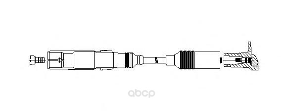 фото Провод высоковольтный audi/seat/vw 40см bremi 171/40