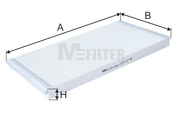 фото Фильтр воздушный салона mfilter k 9047