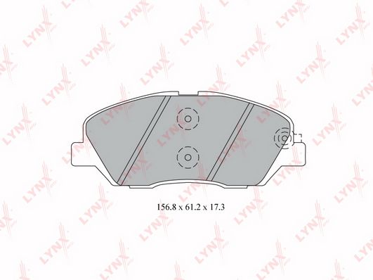 

Тормозные колодки LYNXauto дисковые BD3615