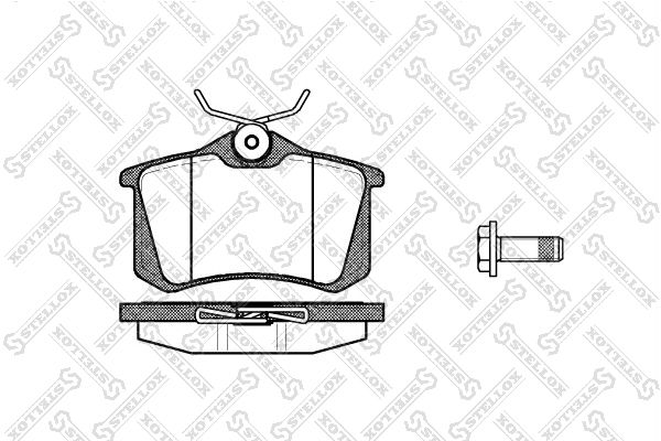 

Тормозные колодки Stellox дисковые 274005BSX