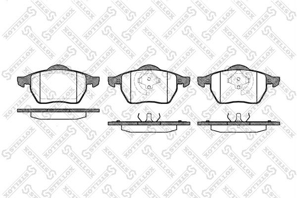 

Тормозные колодки Stellox дисковые 401020BSX