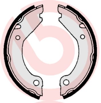 

Тормозные колодки brembo стояночного тормоза S86501