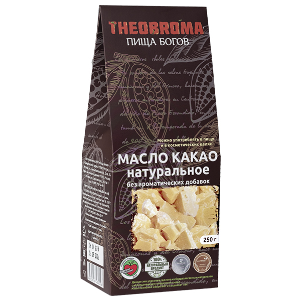 фото Какао масло theobroma пища богов натуральное 250 г