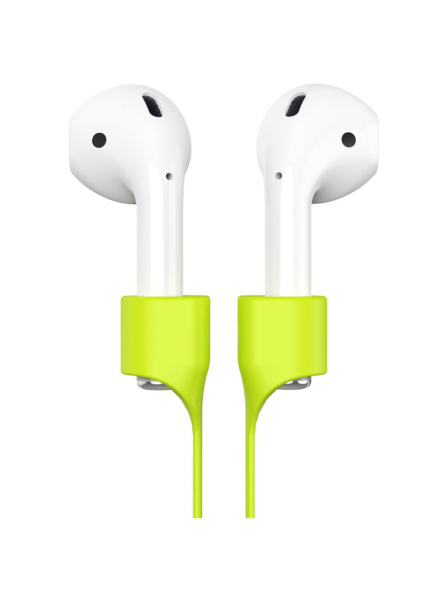 фото Держатель baseus earphone strap для наушников apple (green)