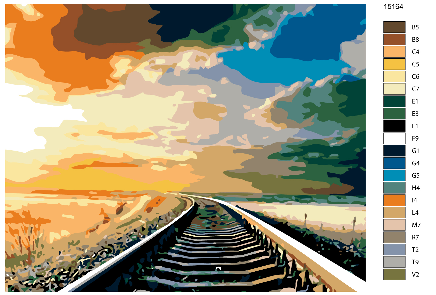 

Картина по номерам, 40 x 50, KTMK-15164, KTMK-15164