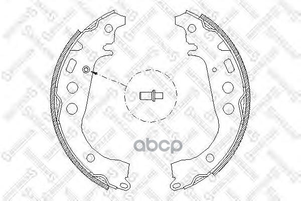 

Комплект тормозных колодок Stellox 112100SX