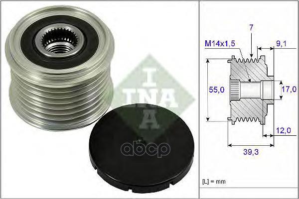 

Шкив генератора Ina 535026010