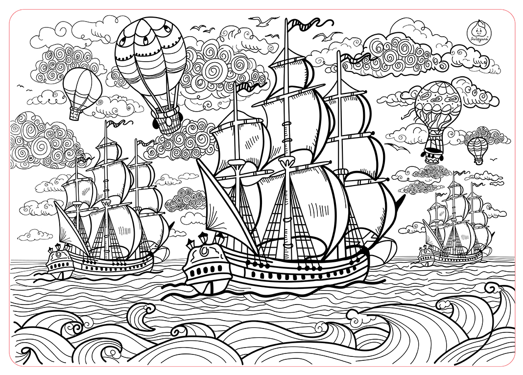 Корабль антистресс. ЯИГРУШКА коврик-раскраска Фрегаты. Корабль раскраска для детей. Раскраска антистресс корабль. Раскраска море и корабль.
