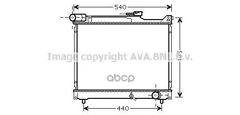 Радиатор охлаждения AVA QUALITY COOLING SZ2106