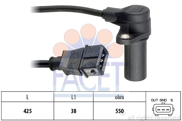 

Датчик автомобильный Facet 9.0271