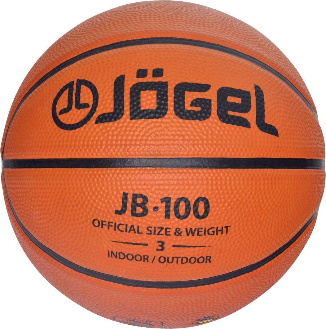 фото Баскетбольный мяч jogel jb-100 №3 brown