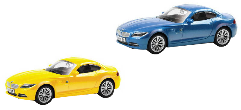 

Коллекционная модель Uni-Fortune BMW Z в ассортименте, Желтый;синий