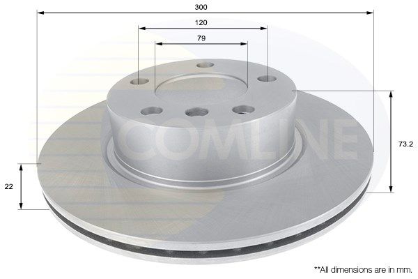

Тормозной диск COMLINE ADC1770V