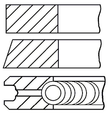 

Комплект поршневых колец GOETZE ENGINE 08-306700-00