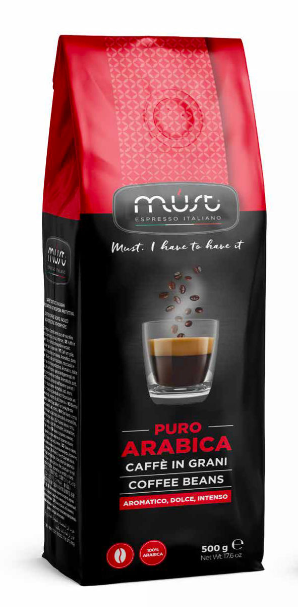 фото Кофе в зернах must pure arabica 500 г