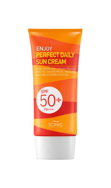 Солнцезащитное средство Scinic Enjoy Perfect Daily Sun Cream SPF 50 PA+++ 50 мл солнцезащитное средство kora усиленная защита spf 50 150 мл
