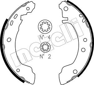 

Комплект тормозных колодок METELLI 53-0283