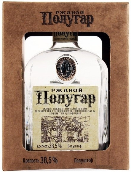 

Водка Rodionov&sons,Rye, gift box 38.5 %, 750 мл, Polugar