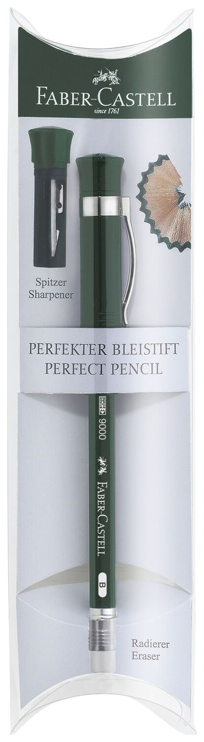 

Faber Castell Превосходный чернографитовый карандаш CASTELL® 9000, в подарочном пластмассо