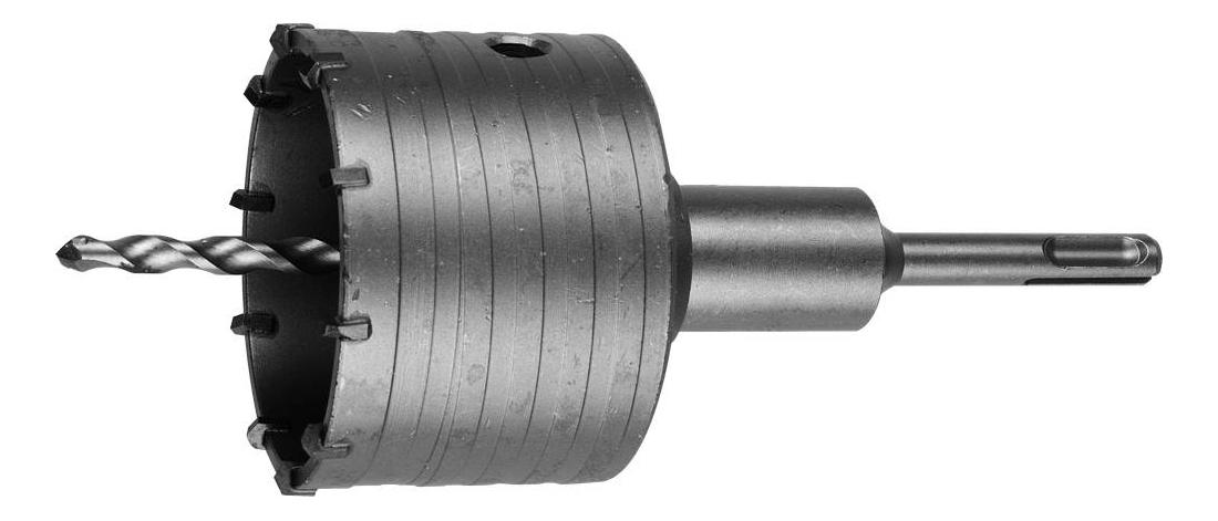 

Коронка буровая для перфоратора Зубр 2918-80_z01, Коронка Зубр буровая, коническая посадка центрирующего сверла, SDS-Plus хвостовик, в сборе, 80мм