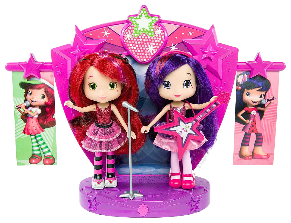 

Кукла Strawberry Shortcake Шарлотта Земляничка и Вишенка на сцене 15 см 12245