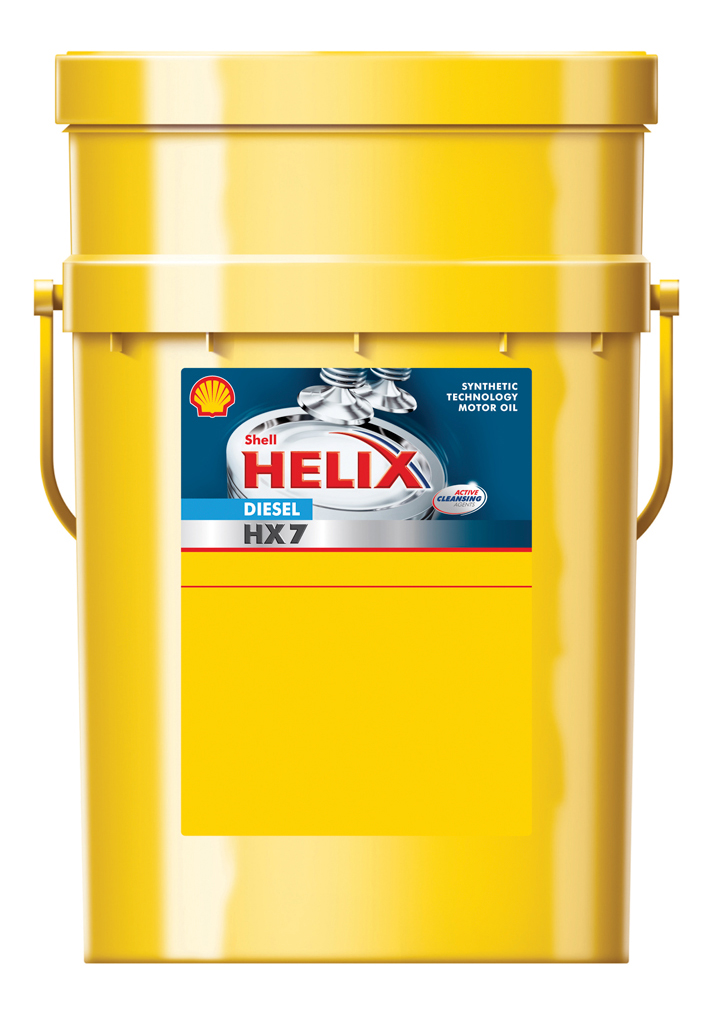 фото Моторное масло shell helix hx7 diesel 10w-40 20л