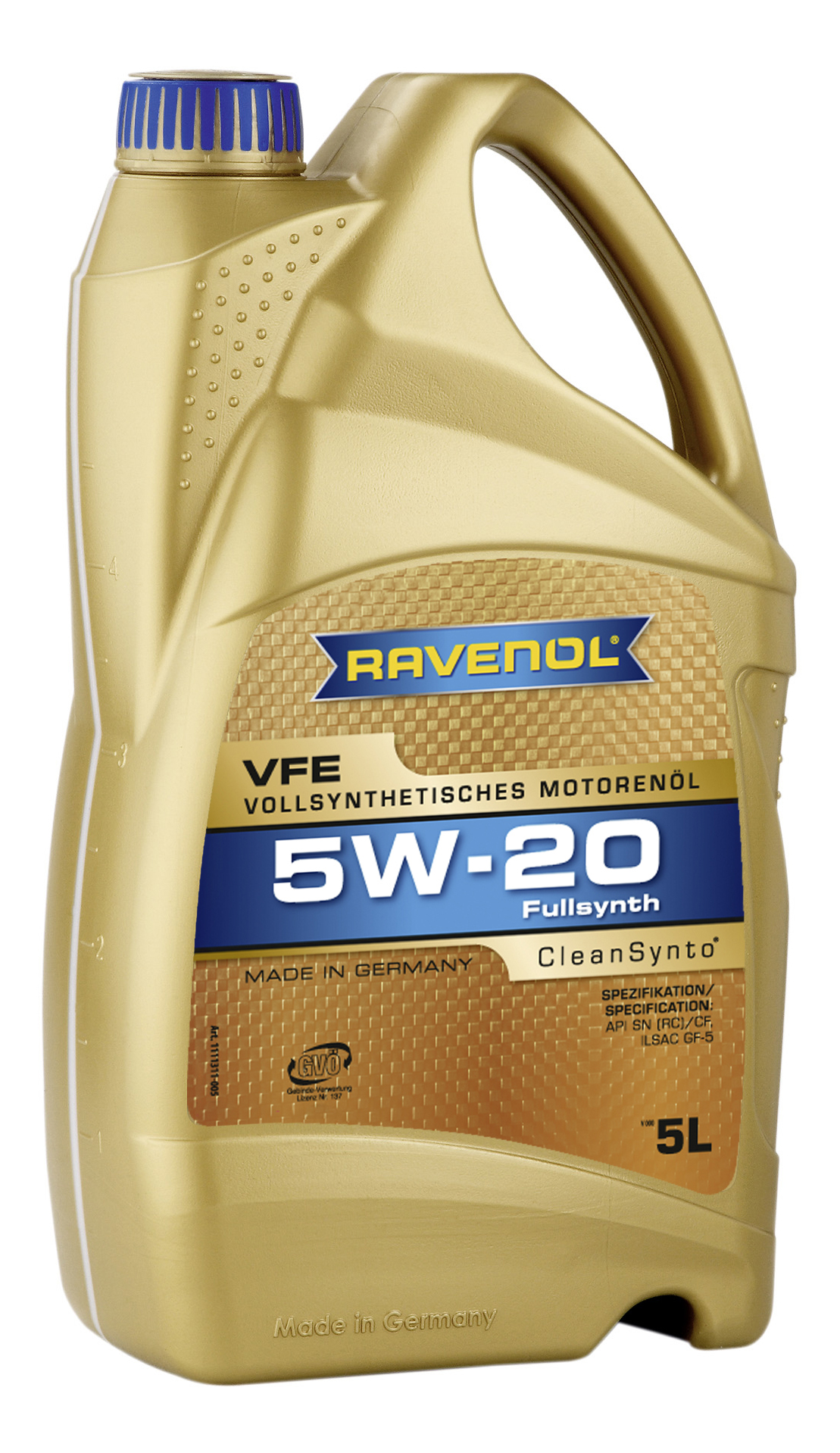 фото Моторное масло ravenol vfe sae 5w-20 5л