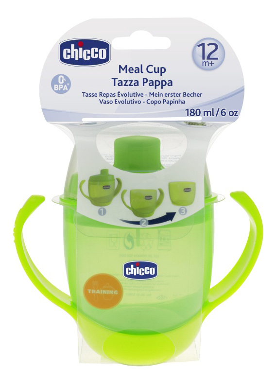 Поильник Chicco 1+ Зеленый 250 мл поильник chicco чашка active cup носик ободок 266 мл