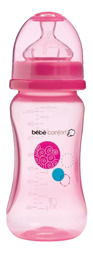 фото Детская бутылочка bebe confort 270 мл розовый