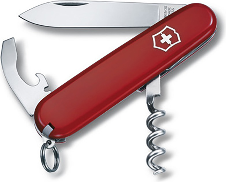 

Мультитул Victorinox Waiter, красный, 9 опций, Waiter