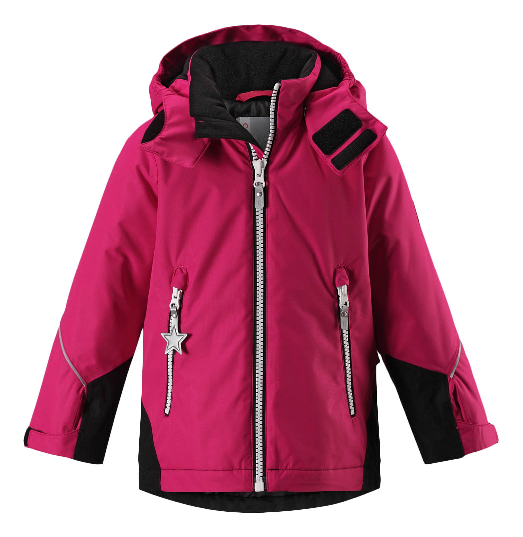 

Куртка Reima зимняя Reimatec Kiddo Botnia черно-розовая р.122, 521511a3560