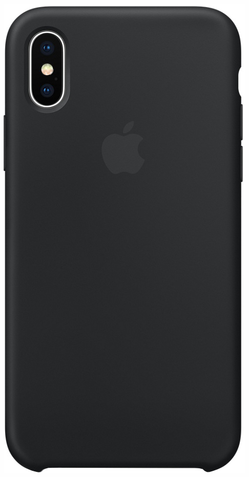 фото Накладка apple silicone case black mqt12zm/a для iphone x