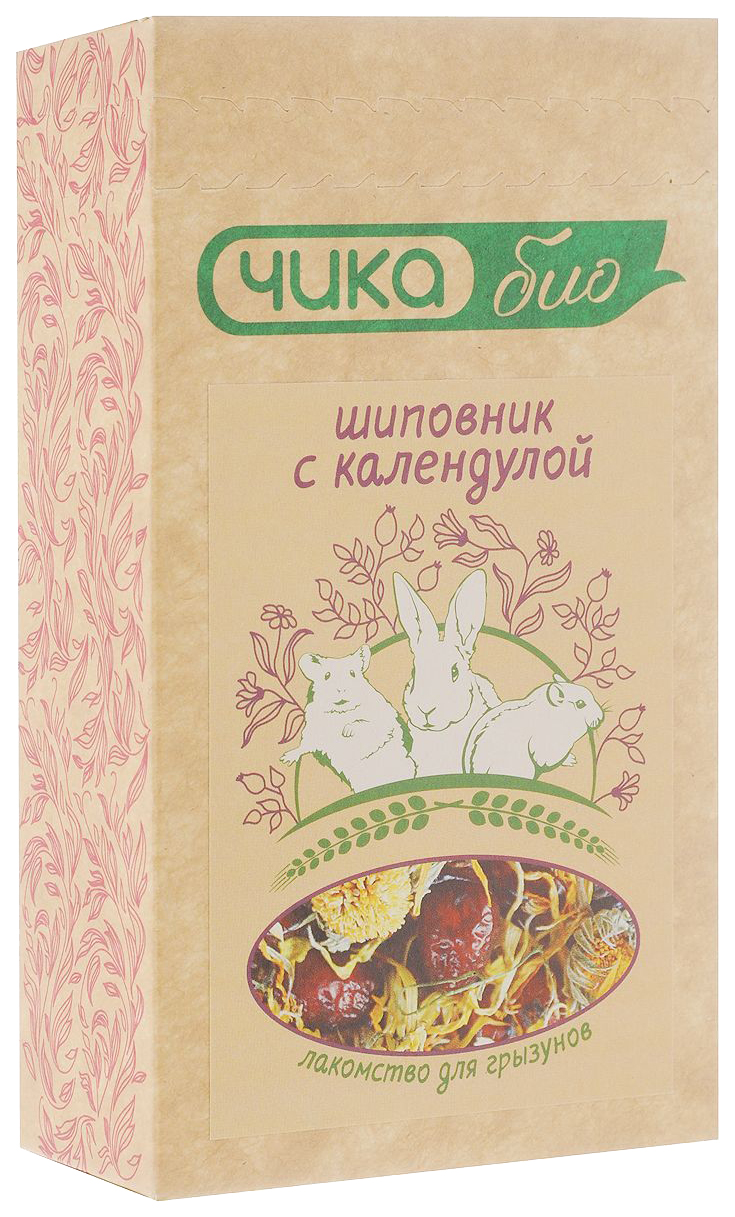 

Лакомство для грызунов Чика-био, шиповник, календула, 11 г