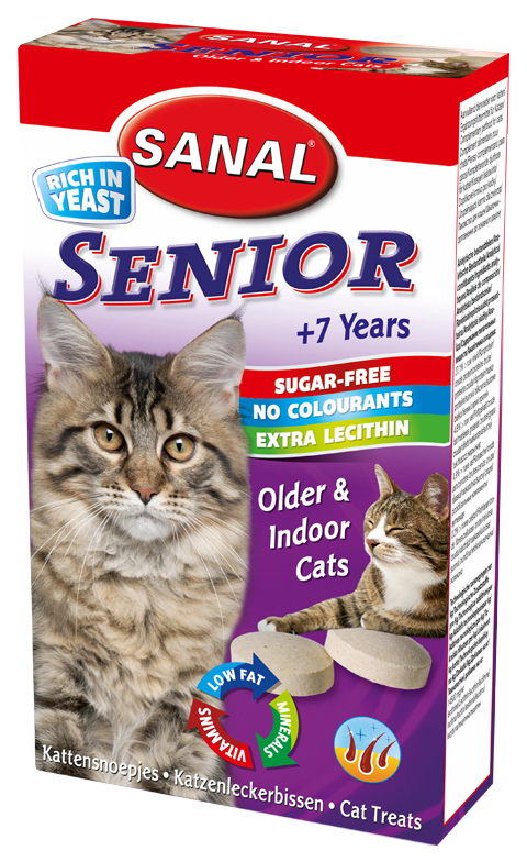 

Витаминный комплекс для кошек Sanal Senior, Лецитин 100 таб, Senior