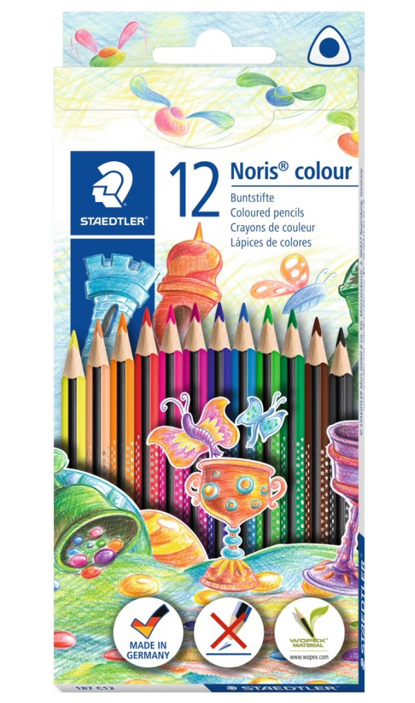 

Карандаши цветные Staedtler Wopex Noris Colour 187 12 цветов, Noris Colour 187 Wopex