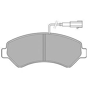 

Тормозные колодки DELPHI дисковые LP2492