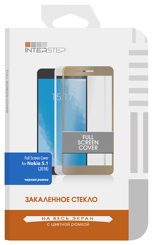 Защитное стекло InterStep для Nokia 5.1 (2018) Black